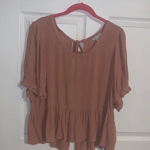 Blush blouse